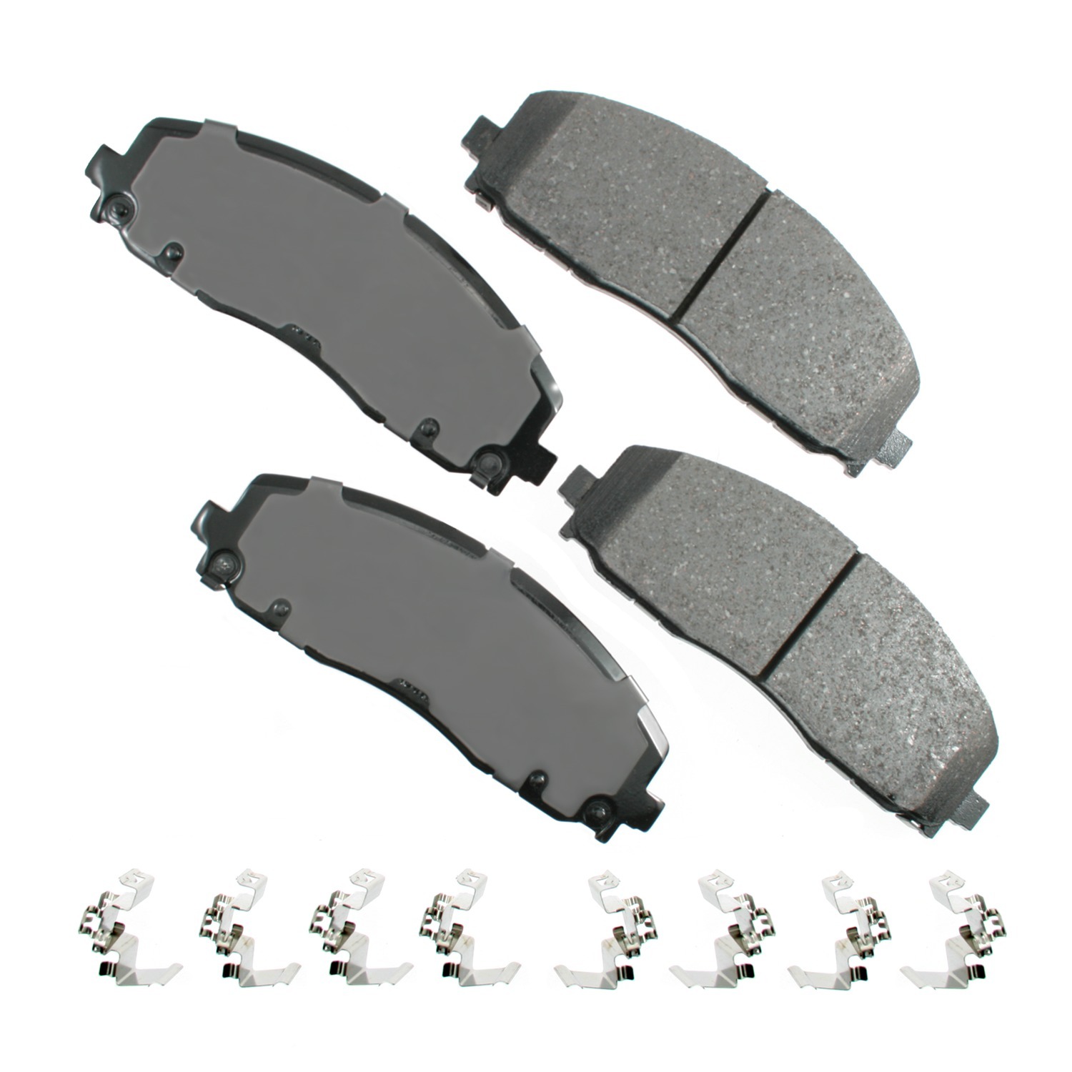 AKEBONO BRAKE CORPORATION Brake Pad Front Chrysler Pacifica 17-19 T&C 12-16 ACT1589