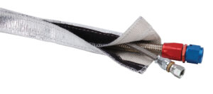 DESIGN ENGINEERING Heat Shroud – 3/4in I.D. x 3ft – Aluminized Slee 10457