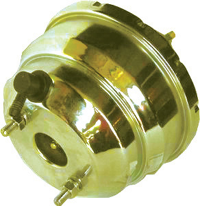 RACING POWER CO-PACKAGED Yellow Zinc Power Brake Booster -7In R3907X