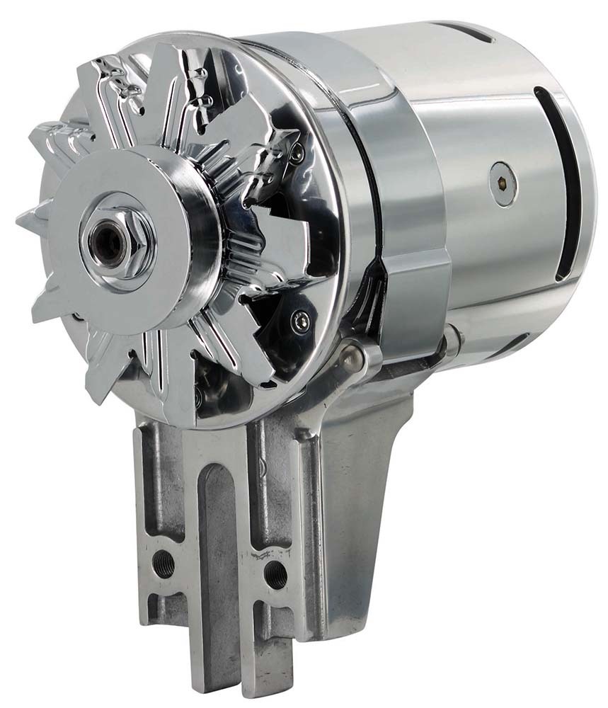 POWERMASTER 49-53 Ford Flathead Power Gen Alt Polished 282021