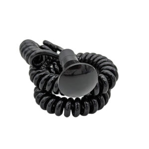 DRAG RACE SOLUTIONS Transbrake Mushroom Button w/Cord – Black 3109-1BLK
