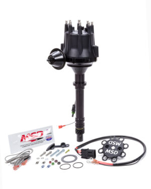 MSD IGNITION Chevy V8  Billet RTR Distributor – Black 83603