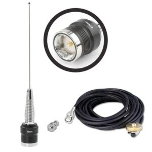 RUGGED RADIOS Antenna Kit UHF External Mount Handheld Radio EXT-ANT-KIT-UHF-ABH
