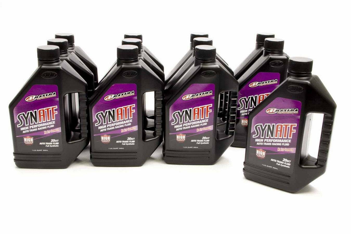 MAXIMA RACING OILS 20w Synthetic ATF Case 12×1 Quart 49-01901