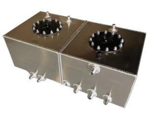 RCI Fuel Tank 5 Gal Alum & Fuel Cooler Raw 2050M