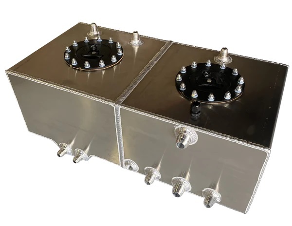 RCI Fuel Tank 5 Gal Alum & Fuel Cooler Raw 2050M