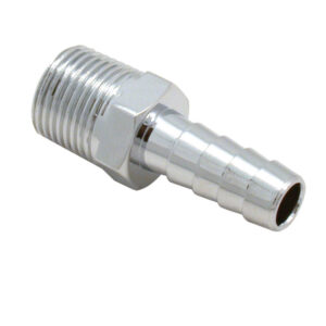 SPECTRE Fuel Fitting Chrome Str SPE-5945