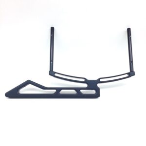 DRAG RACE SOLUTIONS Dial Board Bracket – Angled Tray – Black 6001-001B