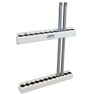 HEPFNER RACING PRODUCTS Torsion Bar Rack for Midget Bars White HRP6351-WHT