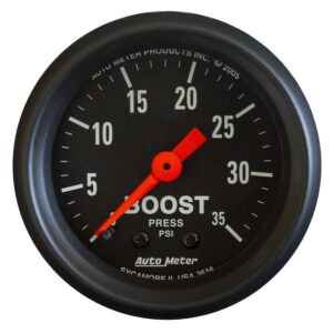 AUTOMETER 2-1/16in Z-Series Boost Gauge 0-35psi 2616
