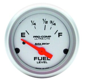 AUTOMETER 2-1/16in Ultra-Lite Fuel Level Gauge 4315