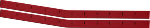 FIVESTAR 88 MD3 Monte Carlo Wear Strips 1pr Red 021-400-R