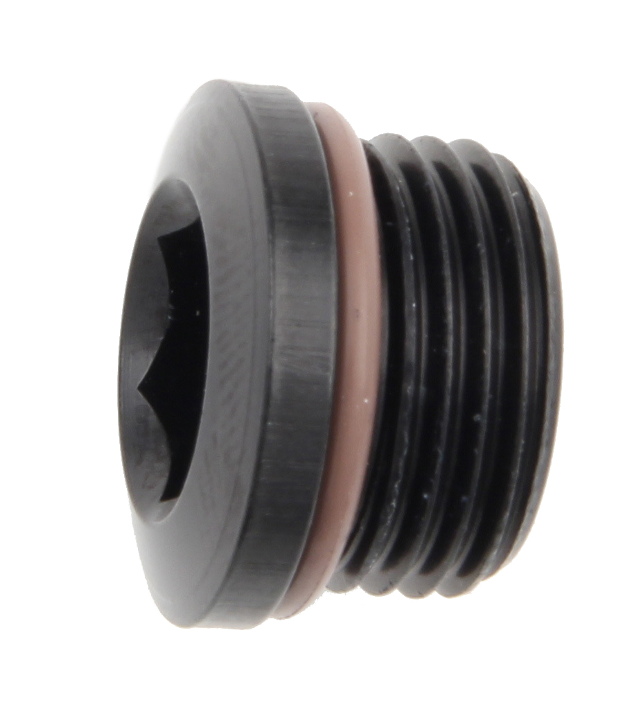 FRAGOLA #8 Port Plug w/ Socket Hex 481308-BL