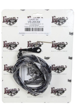 LOKAR Vintage Series Ford C-6 Kickdown Cable Black VS-20C64