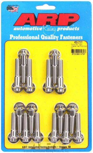 ARP Ford S/S Intake Bolt Kit 12pt. 455-2101