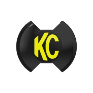 KC HILITES SlimLite 8in LED Light Cover Black 5206