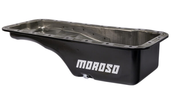 MOROSO Ford FE S/S Oil Pan – 5qt. Front Sump 20606