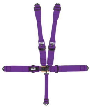 CROW SAFETY GEAR 5-Way L&L 52in Lap Belt- Indiv DB Harness B/I  Bl 11005PRB