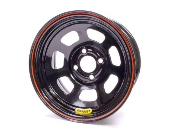 BASSETT Wheel 14×7 D-Hole 4×4.25 in 3in BS Black 47SP3