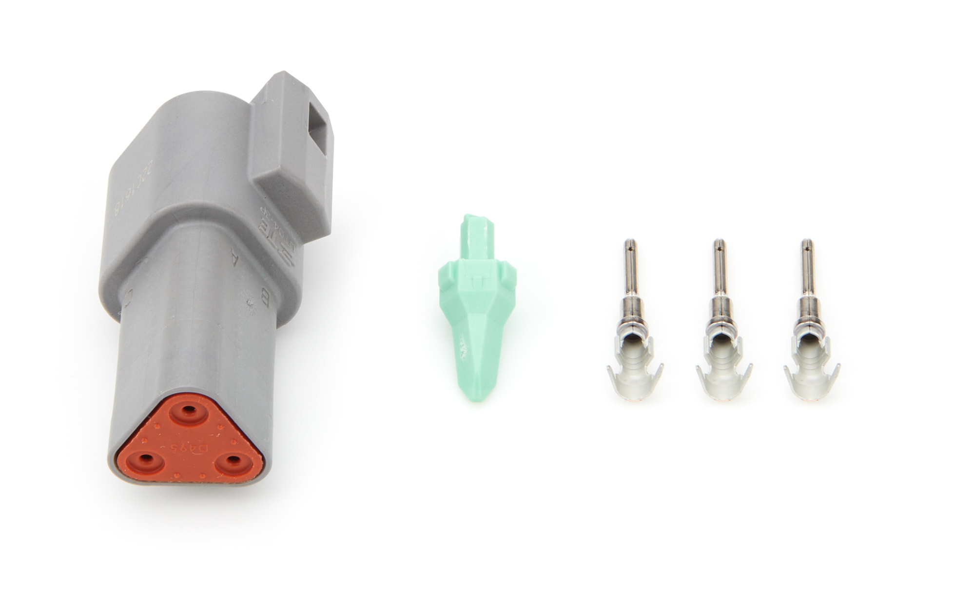 QUICKCAR RACING PRODUCTS Plug Deutsch 3 Pin Receptacle 71-331