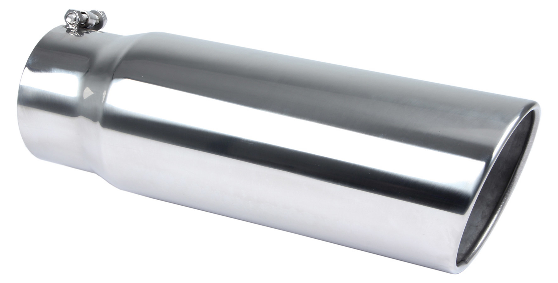 PYPES PERFORMANCE EXHAUST Exhaust Tip 5in x 6in 18in L Polished Bolt-on EVT506-18