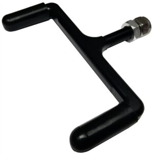 TRIPLE X RACE COMPONENTS Radiator Support Fork Style Aluminum Black CH-1465BLK