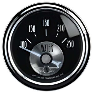 AUTOMETER 2-1/16 B/D Water Temp Gauge 150-250 Degrees 2038
