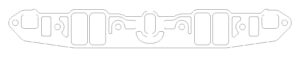 COMETIC GASKETS Intake Manifold Gasket Set SBM 318/340/360 C5624-060