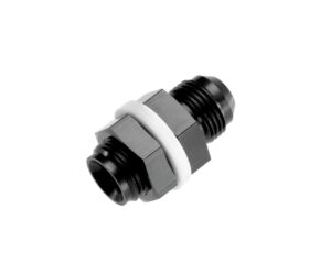 REDHORSE PERFORMANCE 12AN Bulkhead Adapter Black Male Male 8832-12-2