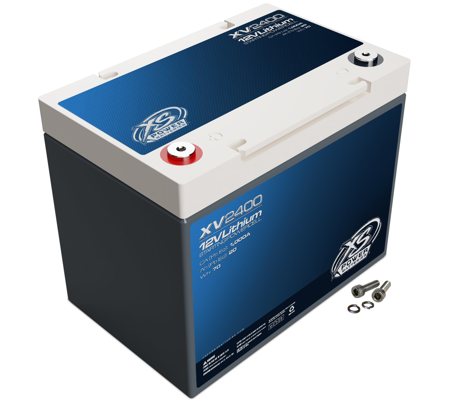 XS POWER BATTERY Lithium Titan8 XV Series 12 Volt Battery 1000 CA XV2400