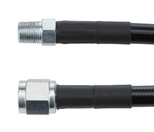 ALLSTAR PERFORMANCE Coated Braided Line 24in #4Hose -4Str/ 1/8in ALL48445-24