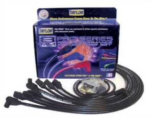 TAYLOR/VERTEX SBC 8mm Spiro-Pro Wire Set Black 90 Degrees 76030