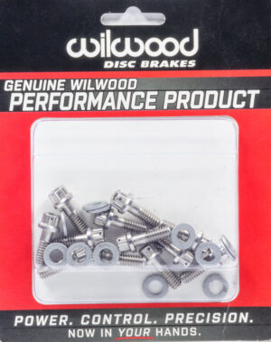 WILWOOD Rotor Bolt Kit Stainless Hat/Rotor Set of 12 230-8008