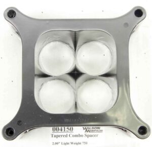 WILSON MANIFOLDS Carburetor Spacer – 4150 2in 4-Hole L/W Tapered 004150