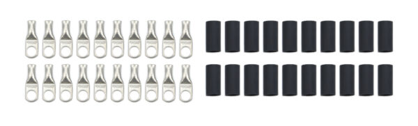 QUICKCAR RACING PRODUCTS Ring Terminal 5/16in 8 Ga w/Heat Shrink 20pk 57-571-20
