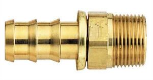 AEROQUIP #10 Socketless Hose To 1/2 Male Pipe Fitting FBM1204