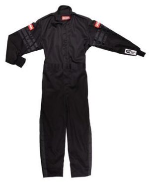 RACEQUIP Black Suit Single Layer Kids XX-Small Black Trim 1959990RQP
