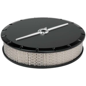 BILLET SPECIALTIES 14in Air Cleaner Strmlne Black 15824