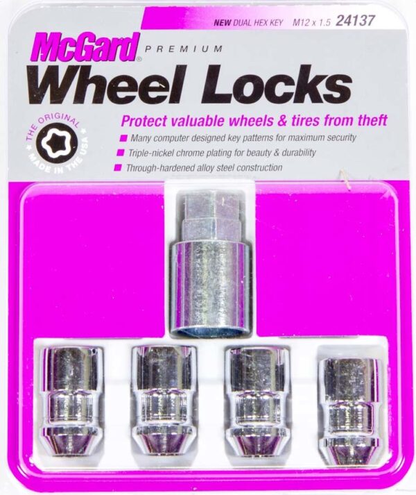 MCGARD WHEEL LOCK 12MM x 1.50 CONICAL SEAT (4) 24137