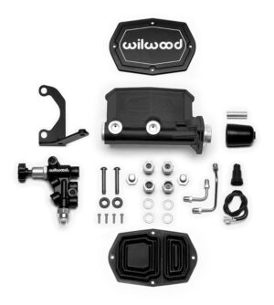 WILWOOD Master Cylinder Tandem 1.10 in DIA Black 261-14964-BK