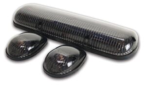 PACER PERFORMANCE Cab Roof Lights Smoke 02-06 GM P/U LED 20-253S