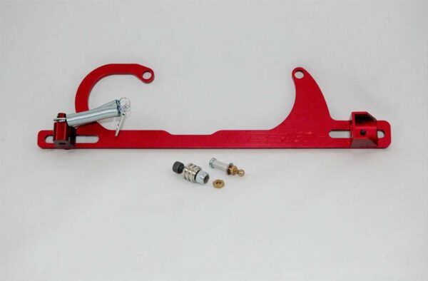 ADVANCED ENGINE DESIGN Chevy Throttle & Spring Bracket – Red 6700R