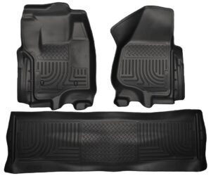 HUSKY LINERS Front & 2nd Seat Floor Liners Black 99711