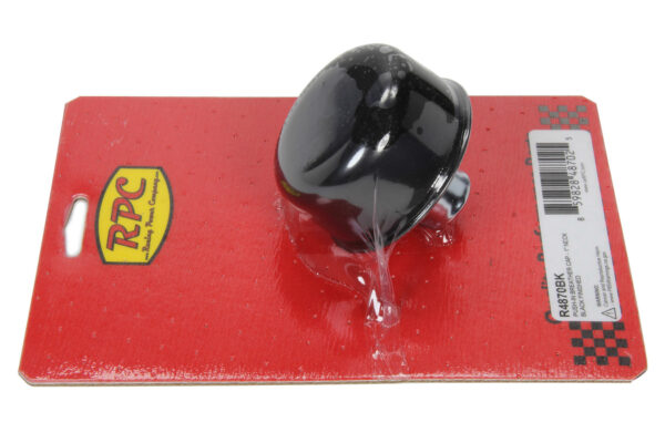 RACING POWER CO-PACKAGED Push-In Breather Cap – Black Each R4870BK