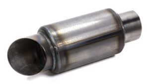 BEYEA CUSTOM HEADERS Muffler 2.5in w/Turn Down MUF2.5