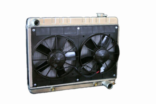 DEWITTS RADIATOR Radiator w/Fans C-10 Trk 63-66 Auto Trans Raw 32-4139017A