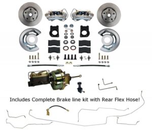 LEED BRAKES 64-66 Mustang Power Conv ersion Brake Kit FC0001-H405ALK
