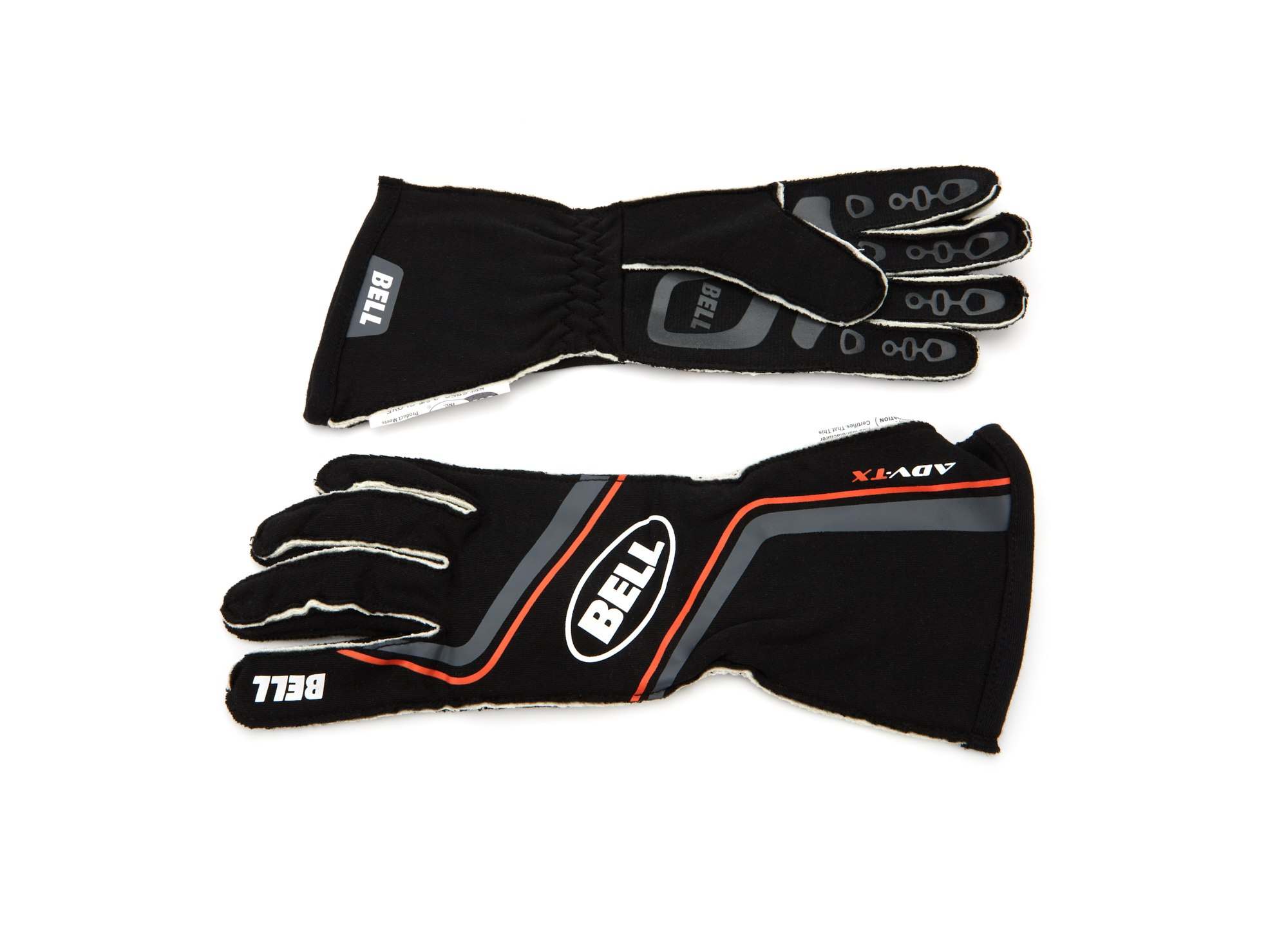 BELL HELMETS Glove ADV-TX Black/Org 2X Large SFI 3.3/5 BR20025