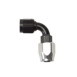 RUSSELL #8 90 Degree Hose End Black/Silver 610173