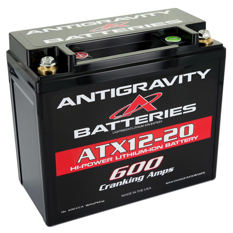 ANTIGRAVITY BATTERIES Lithium Battery 600CCA 12Volt 3Lbs 20 Cell AG-YTX12-20-R